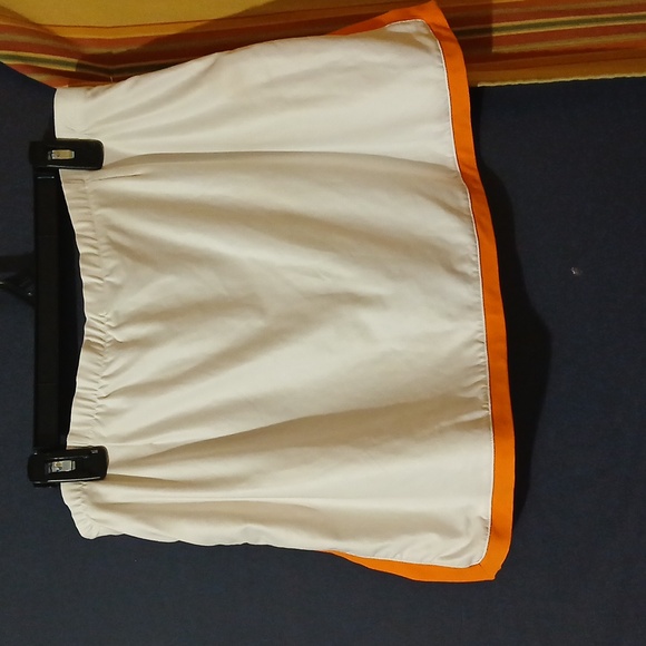 Nike Women's Vibrant Orange and White Skort Size L (12-14) - Picture 5 of 6